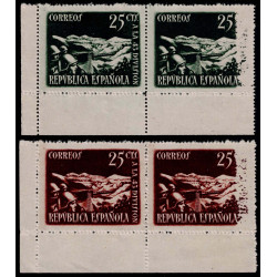 1938 ED. 787d + 787dip, 787ccd + 787ccdip (*)