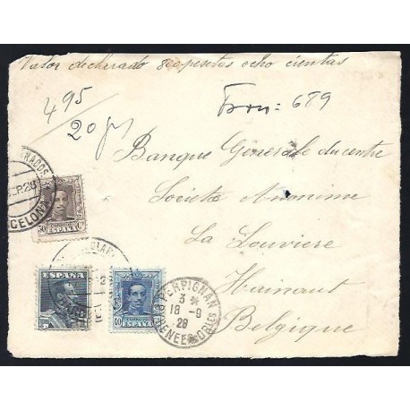 Alfonso XIII ED. 318/319, 321