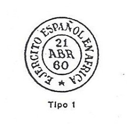 Emisiones s/d - Ejército de Operaciones de Africa 1860
