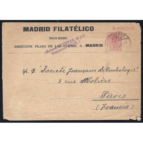 1910-1924 ED. 9 us Enteros Postales Privados