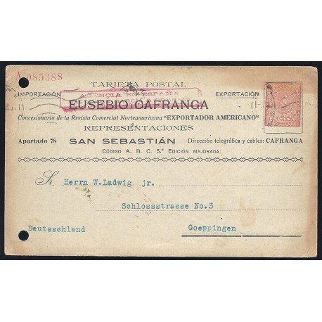 1910-1924 ED. 12 us Enteros Postales Privados