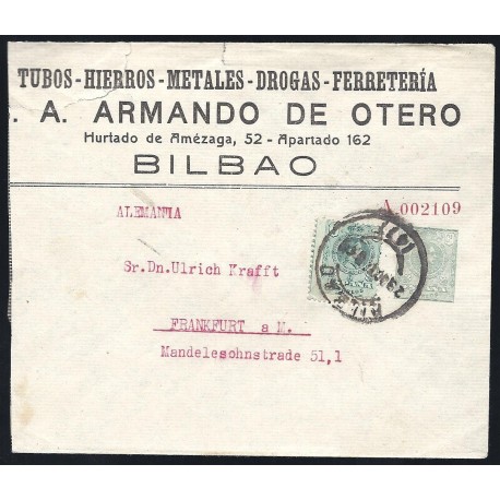 1910-1924 ED. 20 us Enteros Postales Privados