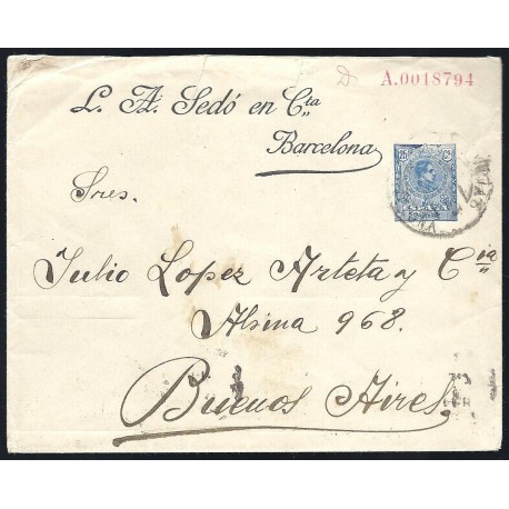 1910-1924 ED. 22 us Enteros Postales Privados