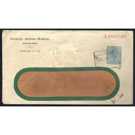 1910-1924 ED. 28 us Enteros Postales Privados