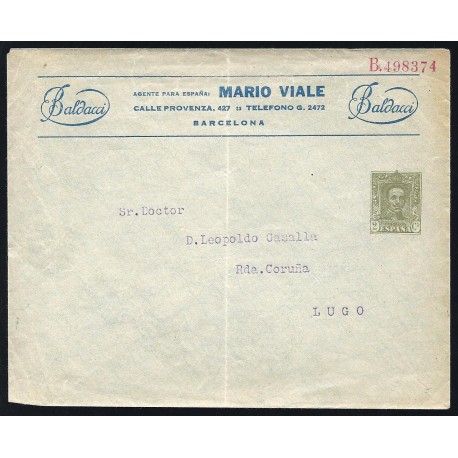 1925-1931 ED. 39 us Enteros Postales Privados