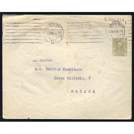 1925-1931 ED. 39 us Enteros Postales Privados