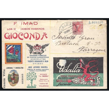 1925-1931 ED. 45A us Enteros Postales Privados