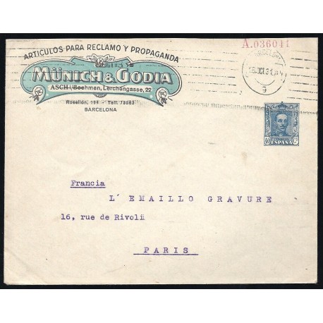 1925-1931 ED. 49 us Enteros Postales Privados