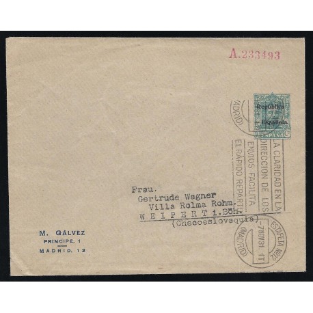 1931-1939 ED. 60 us Enteros Postales Privados