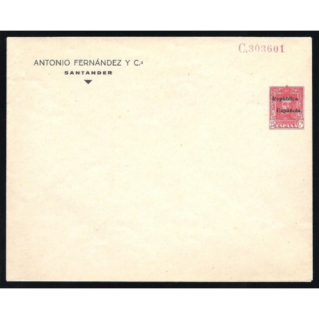 1931-1939 ED. 62 * Enteros Postales Privados