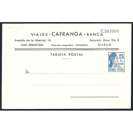 1932-1936 ED. 083 * Enteros Postales Privados