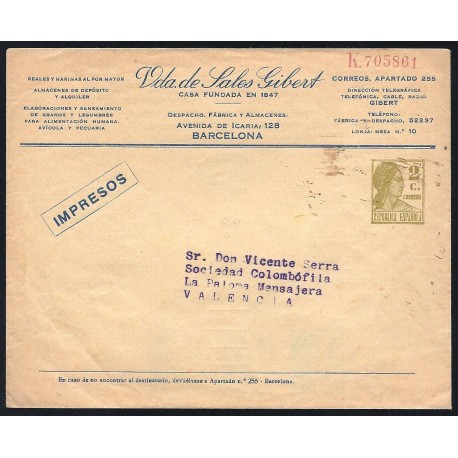 1932-1936 ED. 086 us Enteros Postales Privados