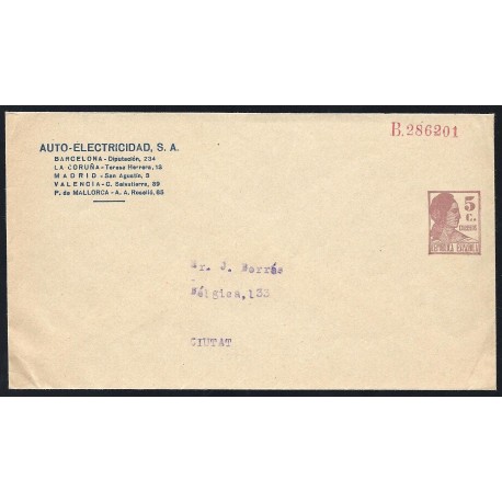 1932-1936 ED. 089 us Enteros Postales Privados
