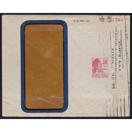 1932-1936 ED. 097 us Enteros Postales Privados
