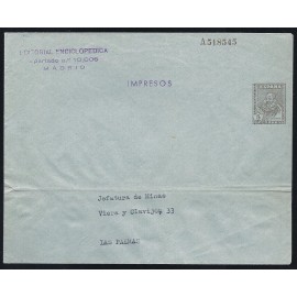 1941-1956 ED. 117 us Enteros Postales Privados