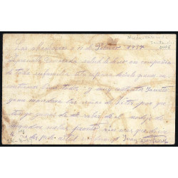 Tarjeta Postal de Campaña - Batallón de Ingenieros