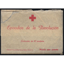 Tarjeta Postal - Cruz Roja Episodios de la Revolución
