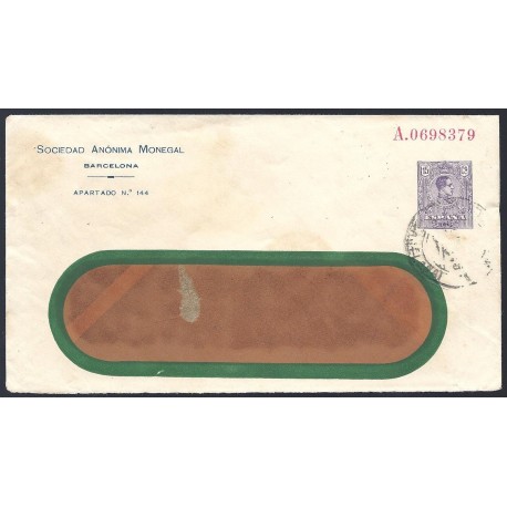 1910-1924 ED. 17 us Enteros Postales Privados