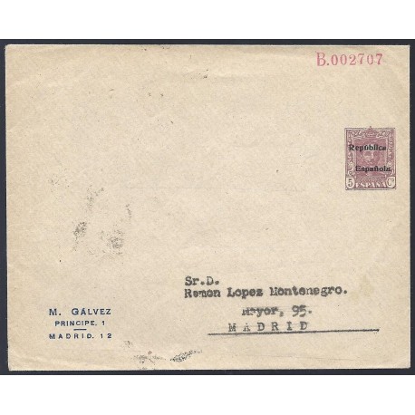 1931-1939 ED. 58 us Enteros Postales Privados