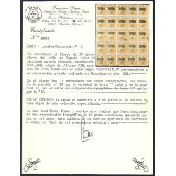 1931 ED. ELR Barcelona 15 * [x25]