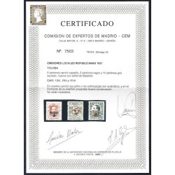 1931 ED. ELR Tolosa 12hi/15hi *