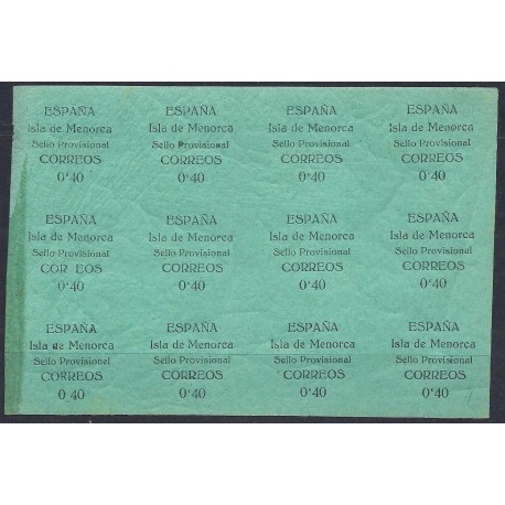 1939 ED. ELP Menorca 1 ** [x12]