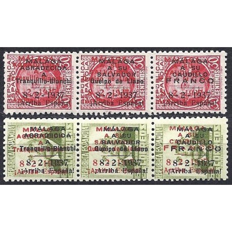 1937 ED. ELP Málaga 38hh, 40hh *