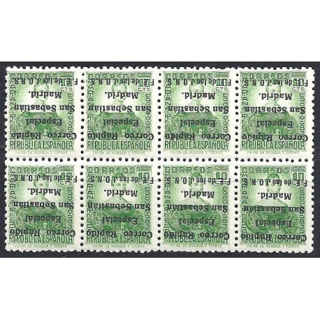 1936 ED. ELP San Sebastián 20hi ** [x8]