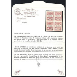 1929-1931 ED. Barcelona 1P/6P ** [x4]