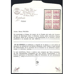 1929-1931 ED. Barcelona 1P/6P ** [x4]
