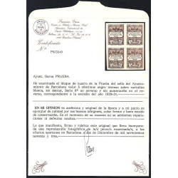 1929-1931 ED. Barcelona 1P/6P ** [x4]