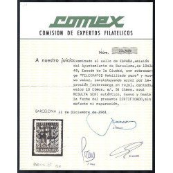 1942-1945 ED. Barcelona - Telégrafos 18hcc **