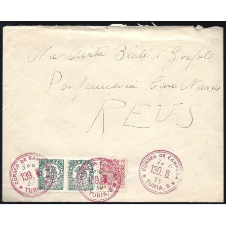 Guerra Civil ED. 747 [x2], Fiscales Postales 66