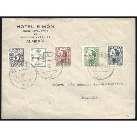 1931 ED. ELR Almería 1, 2, 4 y 5 us