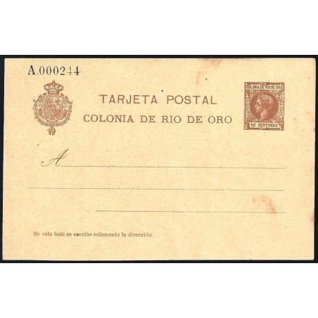 1905 ED. 1 * Enteros Postales Río de Oro