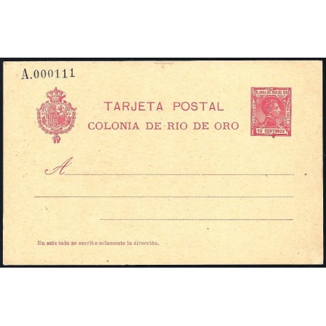 1907 ED. 3 * Enteros Postales Río de Oro