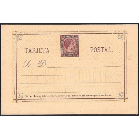 1879 ED. 02cb * Enteros Postales Filipinas