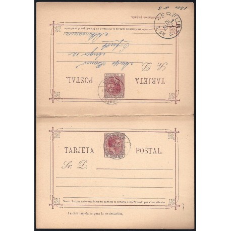 1889 ED. 05 us Enteros Postales Filipinas