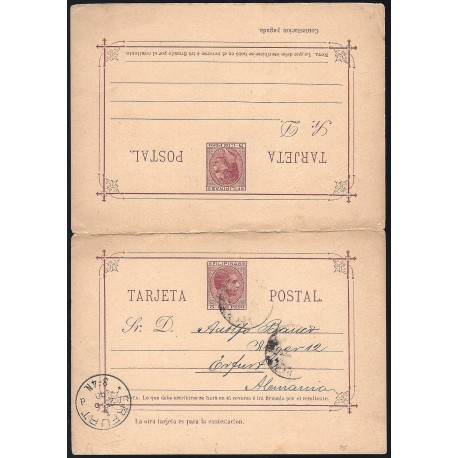 1889 ED. 05 us Enteros Postales Filipinas