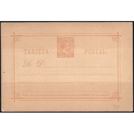 1892 ED. 07A * Enteros Postales Filipinas