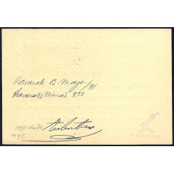 1896 ED. 10C us Enteros Postales Filipinas