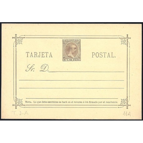 1896 ED. 11C * Enteros Postales Filipinas