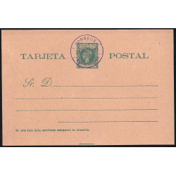 1899 ED. 1/4 MF Enteros Postales Fernando Poo
