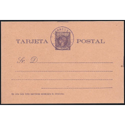 1899 ED. 1/4 MF Enteros Postales Fernando Poo