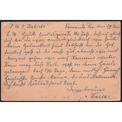 1899 ED. 4 us Enteros Postales Fernando Poo