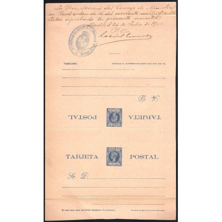 1900 ED. 13iT * Enteros Postales Fernando Poo