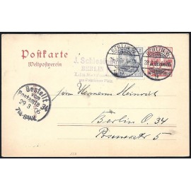 1900 Laiz F.1 us Enteros Postales Marruecos