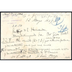 1924 ED. 15 us Enteros Postales Marruecos