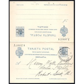 1924 ED. 18 us Enteros Postales Marruecos