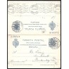 1924 ED. 18 us Enteros Postales Marruecos